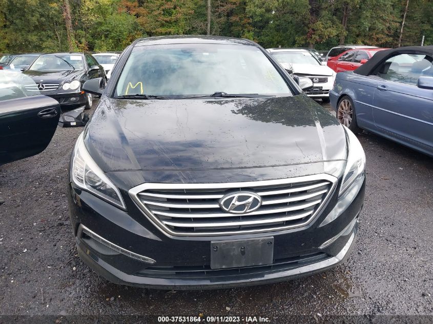 2015 HYUNDAI SONATA 2.4L SE - 5NPE24AF9FH197031