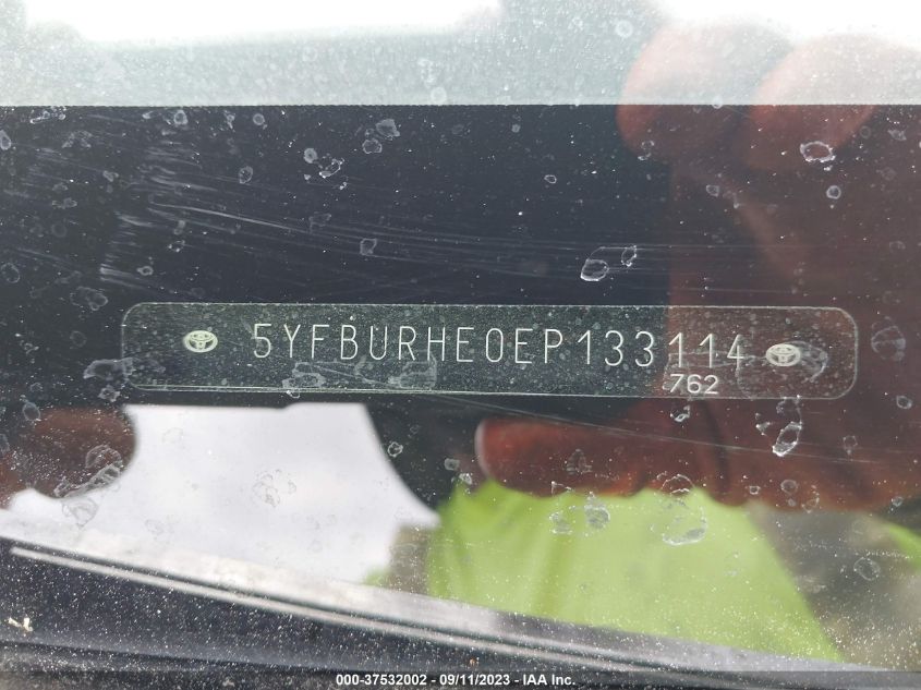2014 TOYOTA COROLLA L/LE/S/S PLUS/LE PLUS - 5YFBURHE0EP133114