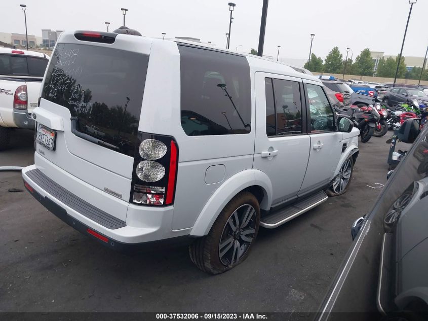 2016 LAND ROVER LR4 HSE LUX - SALAK2V64GA842618