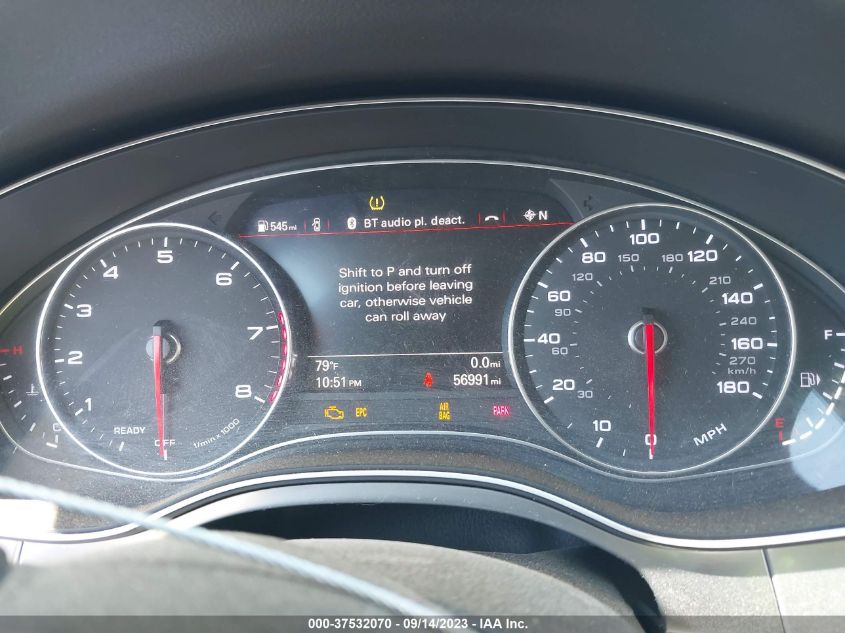 2017 AUDI A6 PREMIUM PLUS - WAUD8AFC1HN037779
