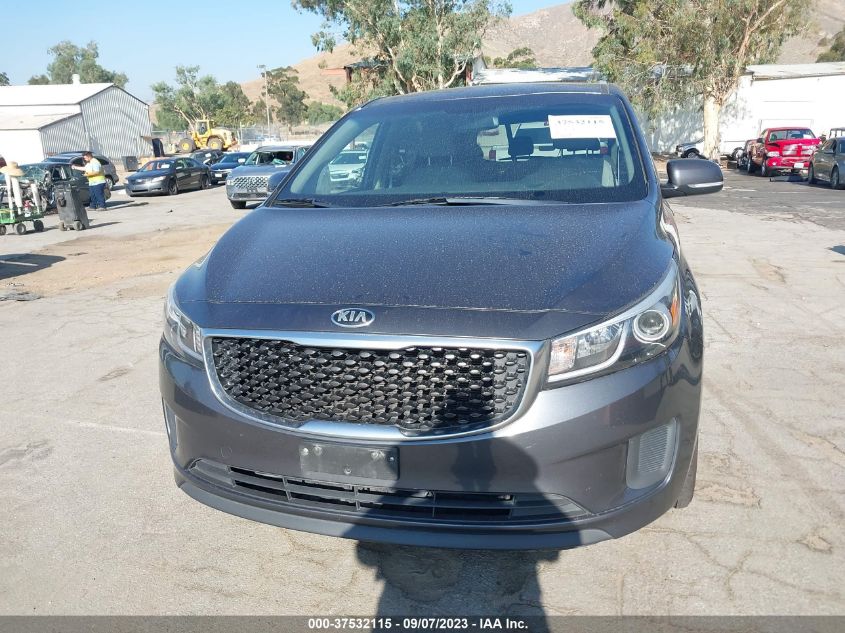 2015 KIA SEDONA LX - KNDMB5C10F6059780