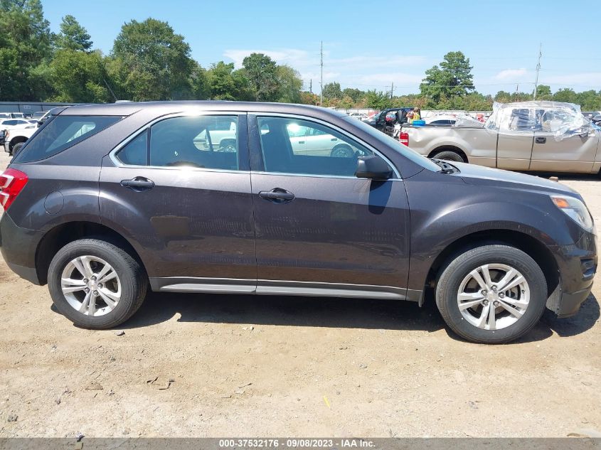 2016 CHEVROLET EQUINOX LS - 2GNALBEK1G6262653