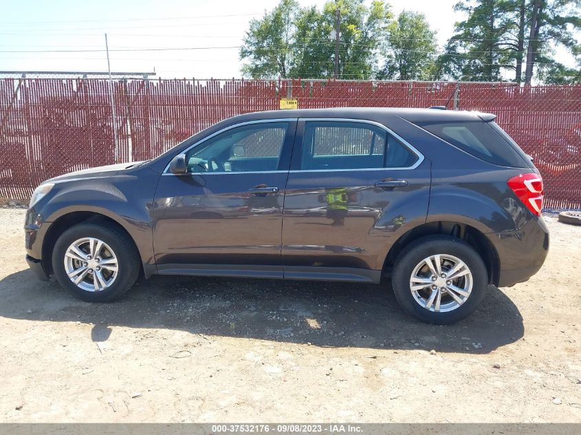 2016 CHEVROLET EQUINOX LS - 2GNALBEK1G6262653