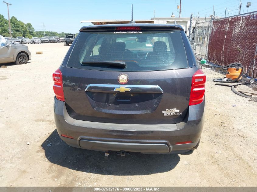2016 CHEVROLET EQUINOX LS - 2GNALBEK1G6262653