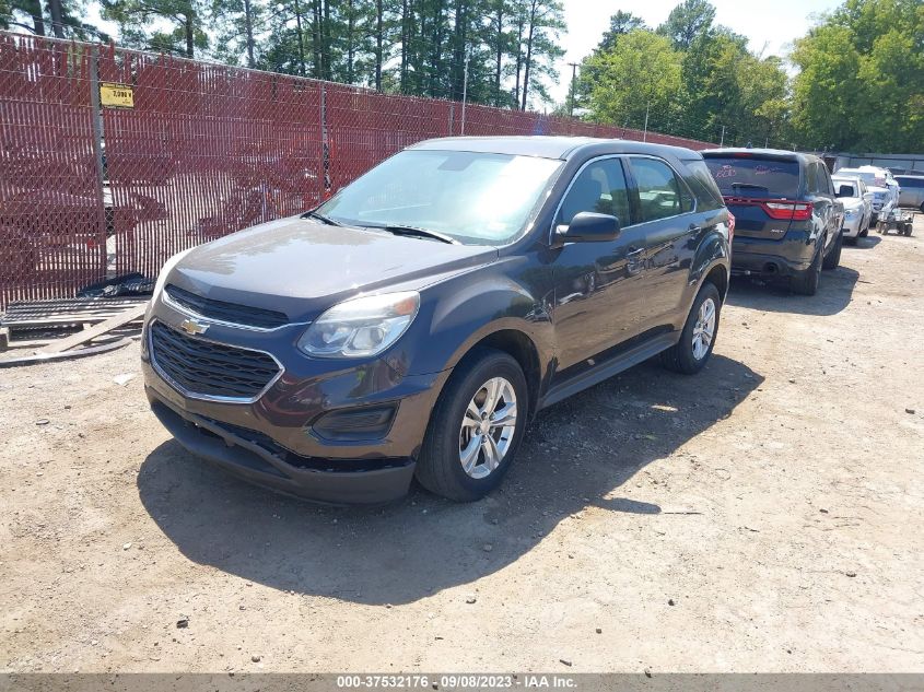 2016 CHEVROLET EQUINOX LS - 2GNALBEK1G6262653