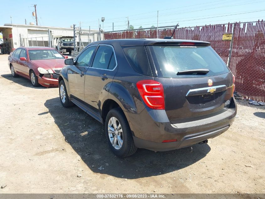 2016 CHEVROLET EQUINOX LS - 2GNALBEK1G6262653