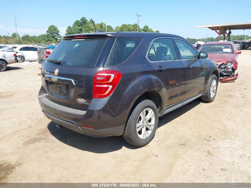 2016 CHEVROLET EQUINOX LS - 2GNALBEK1G6262653