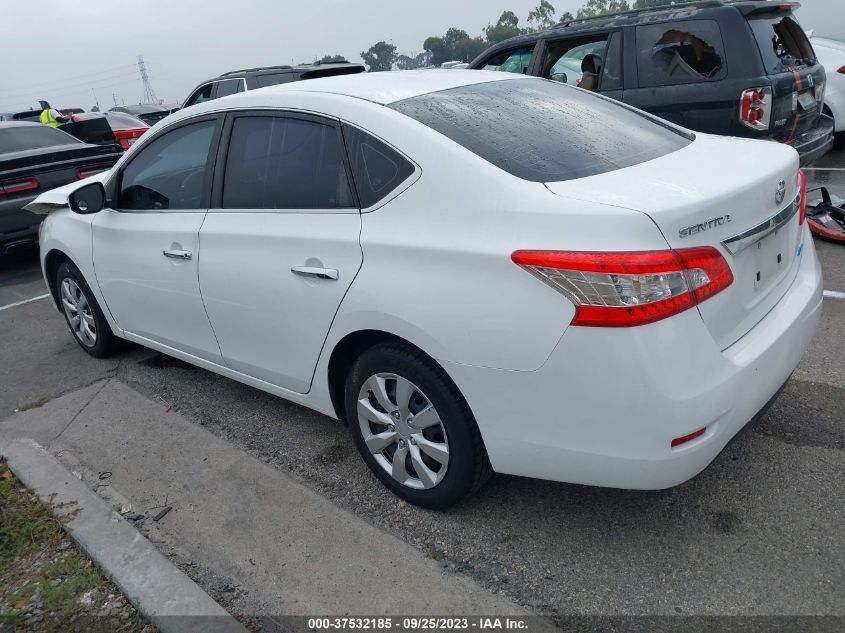 2014 NISSAN SENTRA S - 3N1AB7APXEY321188