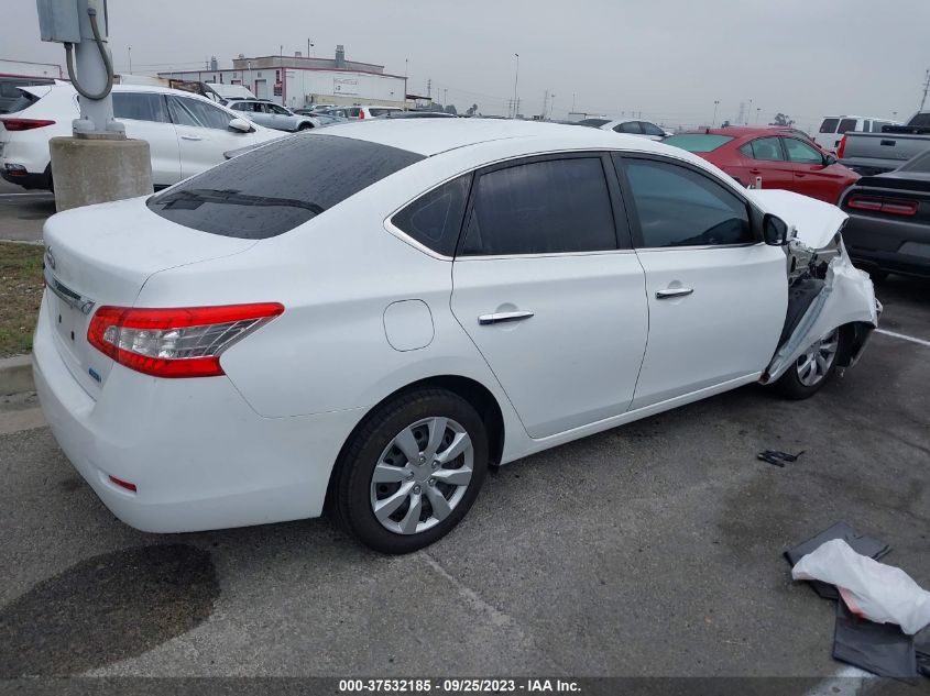 2014 NISSAN SENTRA S - 3N1AB7APXEY321188