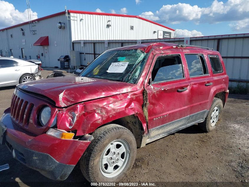 2015 JEEP PATRIOT SPORT - 1C4NJRBB1FD244327
