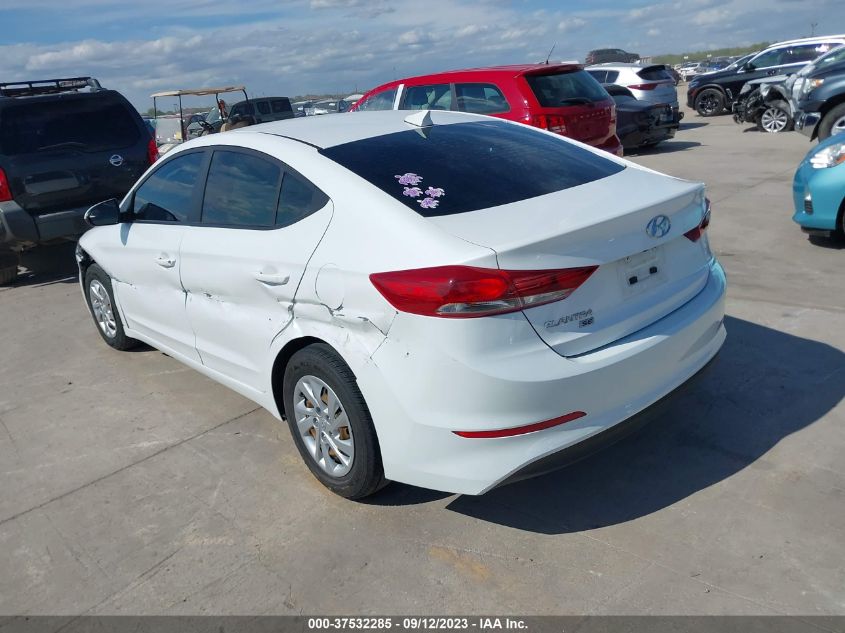 2018 HYUNDAI ELANTRA SE - 5NPD74LF1JH400691