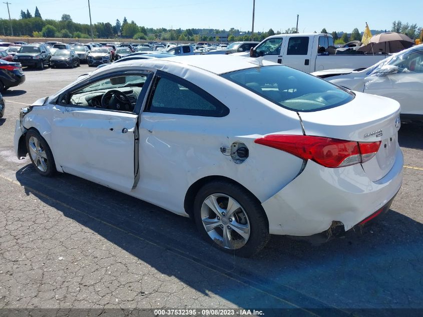 2013 HYUNDAI ELANTRA COUPE GS PZEV KMHDH6AE8DU000958