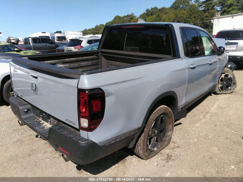 2022 HONDA RIDGELINE BLACK EDITION - 5FPYK3F85NB027089