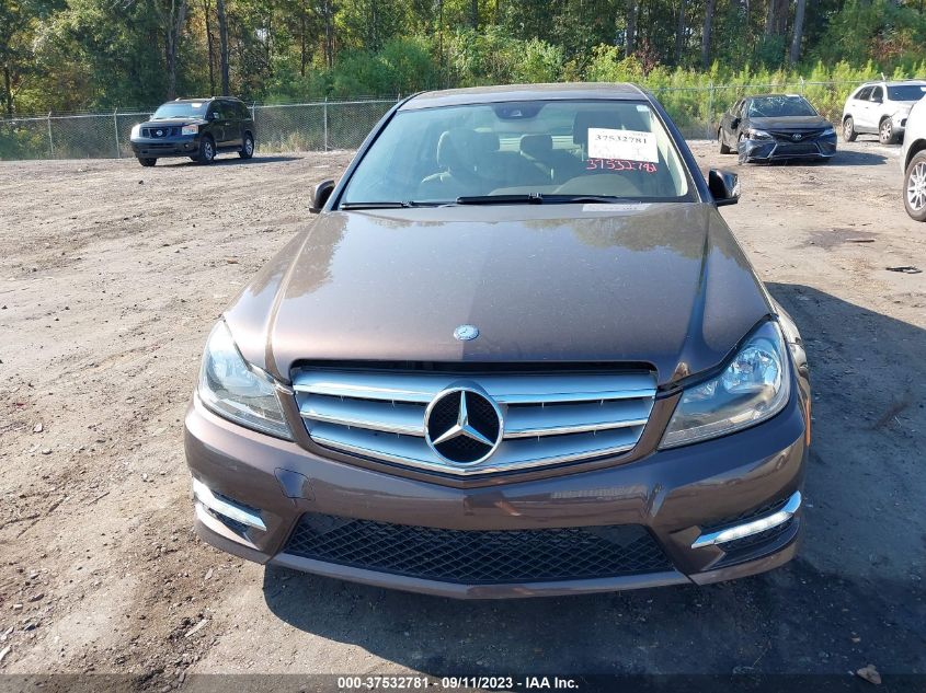 2013 MERCEDES-BENZ C-CLASS C 250 - WDDGF4HB1DR249618