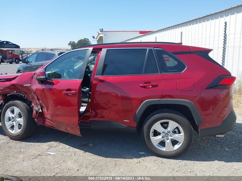 VIN 4T3RWRFV7MU046097 2021 TOYOTA RAV4 HYBRID XLE