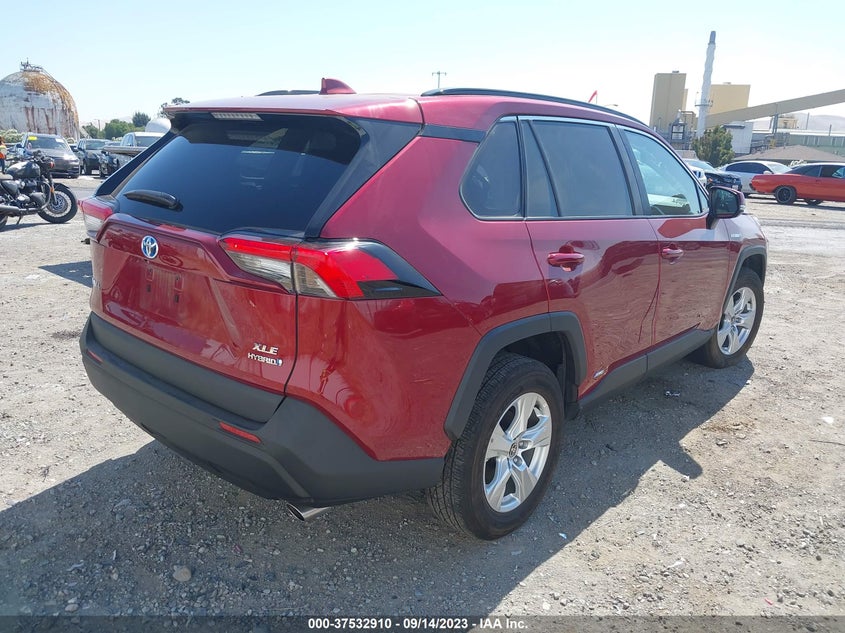 VIN 4T3RWRFV7MU046097 2021 TOYOTA RAV4 HYBRID XLE