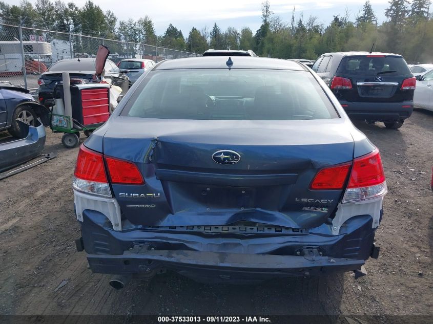 2013 SUBARU LEGACY 2.5I LIMITED - 4S3BMBJ68D3029617