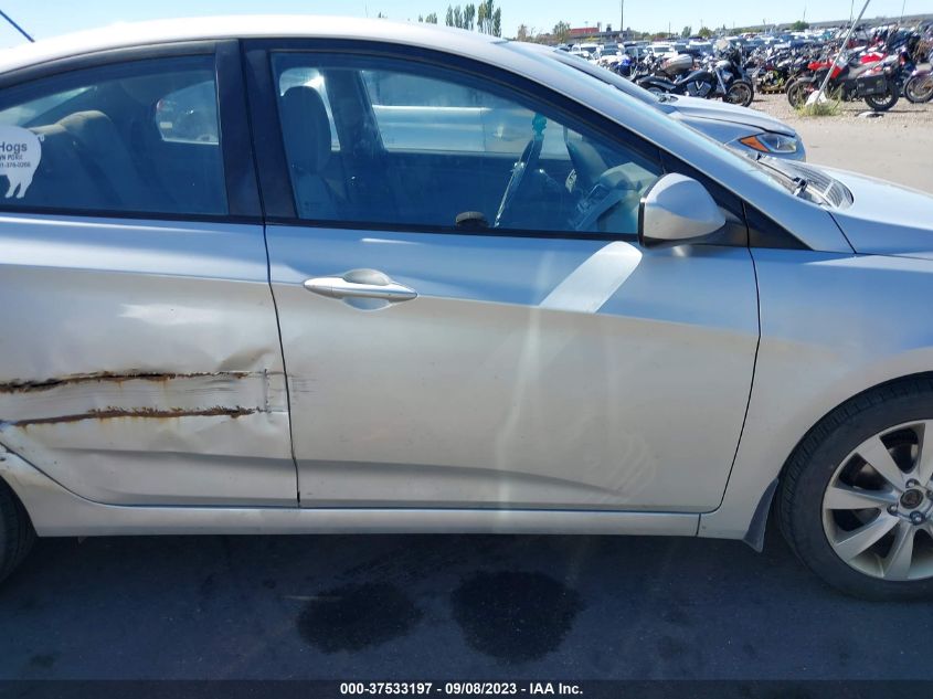 2013 HYUNDAI ACCENT GLS - KMHCU4AE9DU418165
