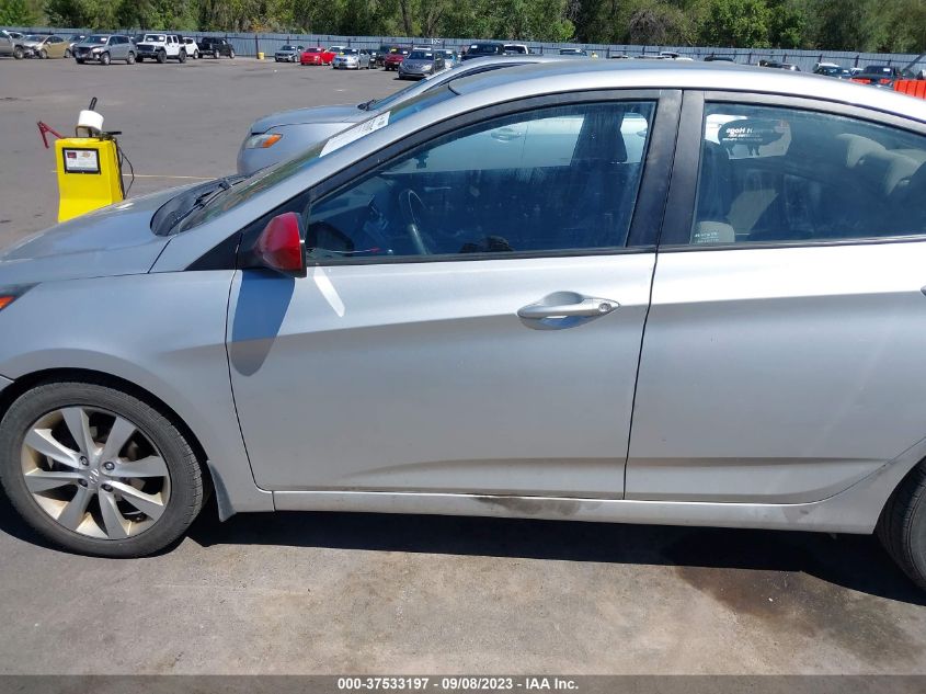 2013 HYUNDAI ACCENT GLS - KMHCU4AE9DU418165
