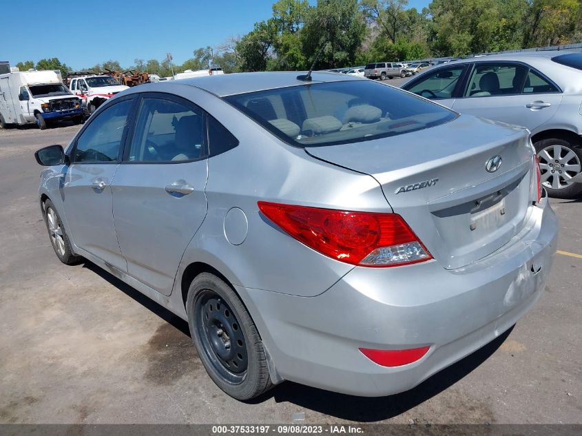 2013 HYUNDAI ACCENT GLS - KMHCU4AE9DU418165