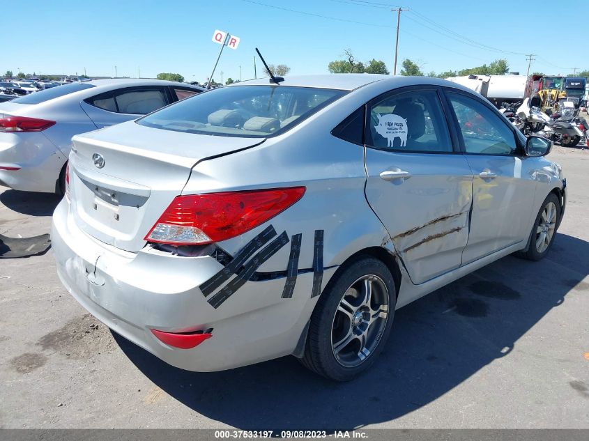 2013 HYUNDAI ACCENT GLS - KMHCU4AE9DU418165