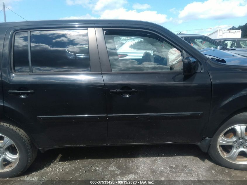 2013 HONDA PILOT EXL - 5FNYF4H51DB086239