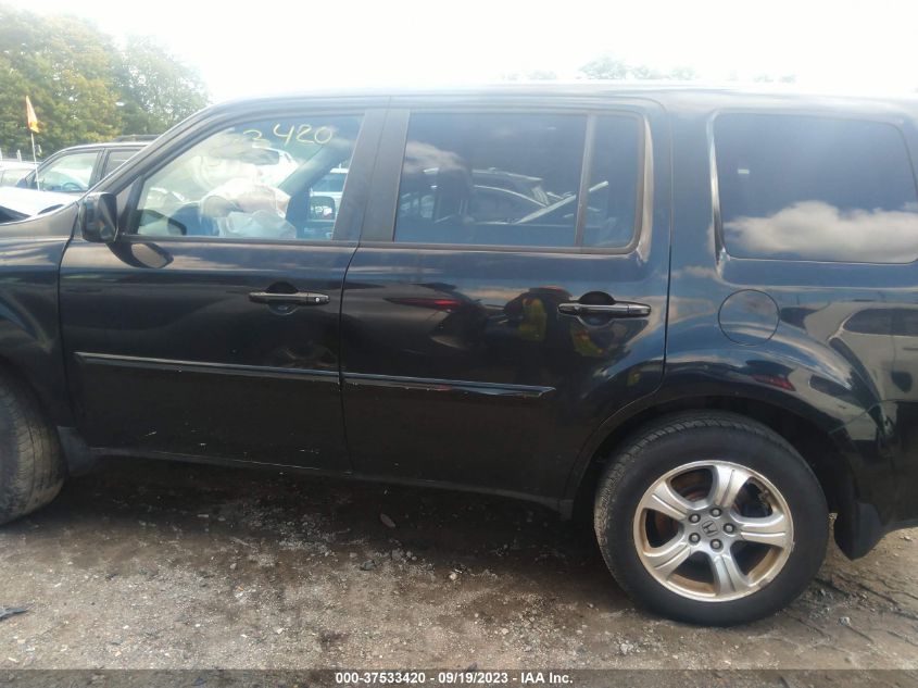 2013 HONDA PILOT EXL - 5FNYF4H51DB086239