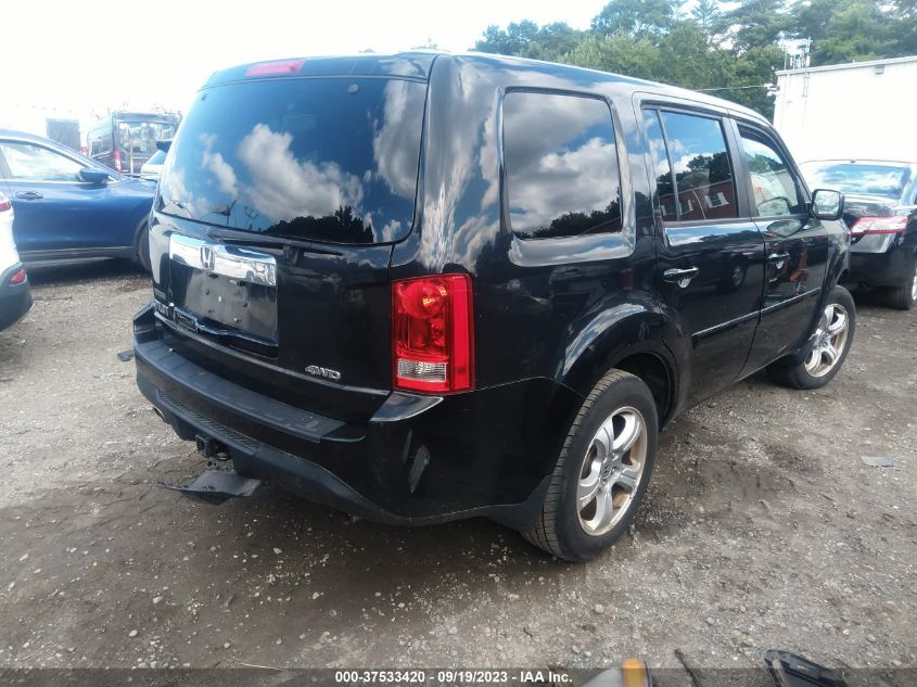 2013 HONDA PILOT EXL - 5FNYF4H51DB086239