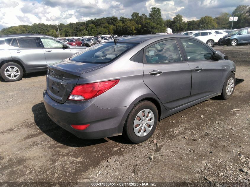 2016 HYUNDAI ACCENT SE - KMHCT4AE6GU025179