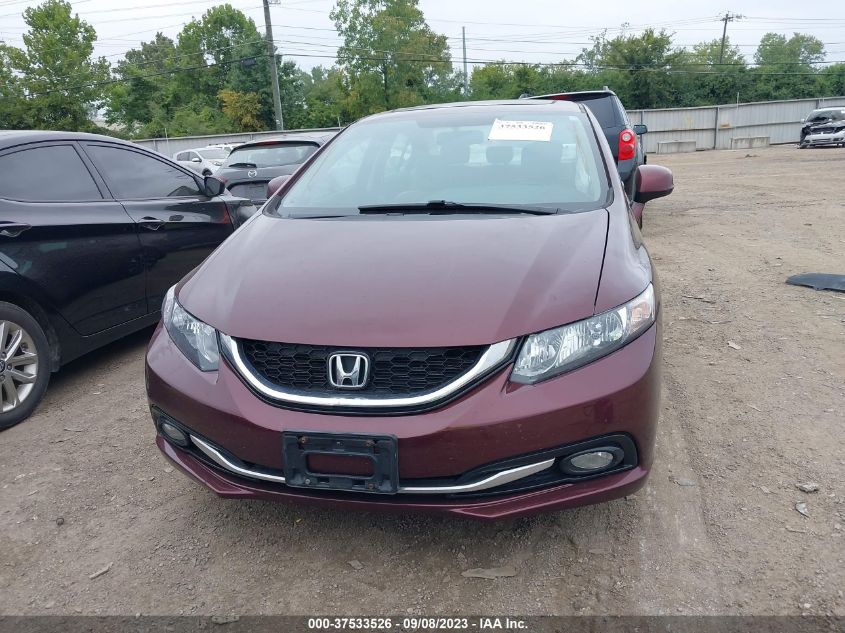 2013 HONDA CIVIC SDN EX-L - 19XFB2F9XDE000428