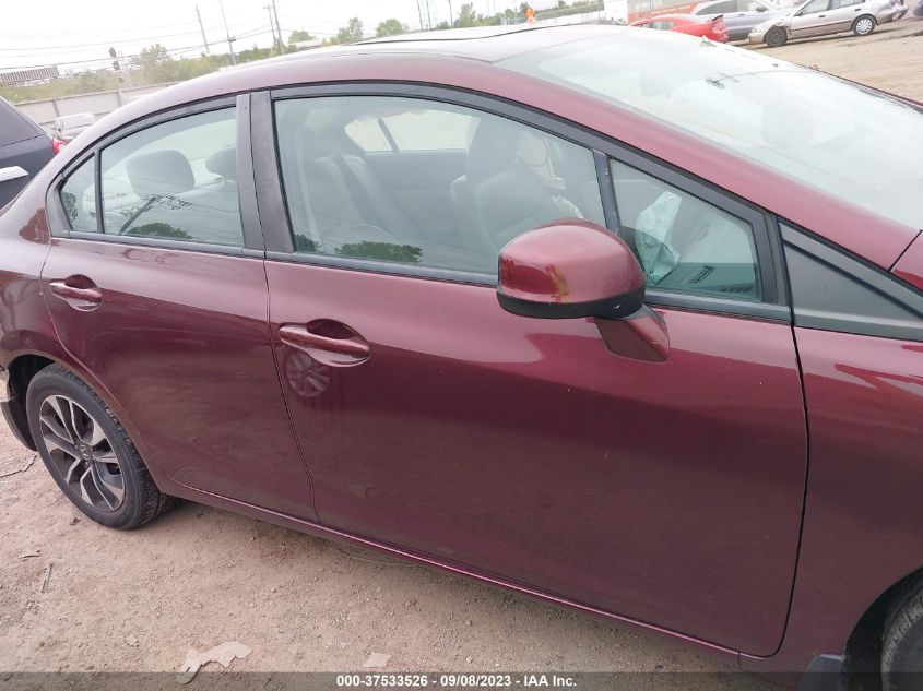2013 HONDA CIVIC SDN EX-L - 19XFB2F9XDE000428