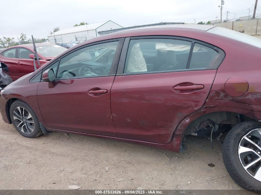 2013 HONDA CIVIC SDN EX-L - 19XFB2F9XDE000428