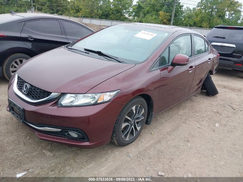 2013 HONDA CIVIC SDN EX-L - 19XFB2F9XDE000428