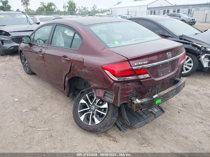 2013 HONDA CIVIC SDN EX-L - 19XFB2F9XDE000428