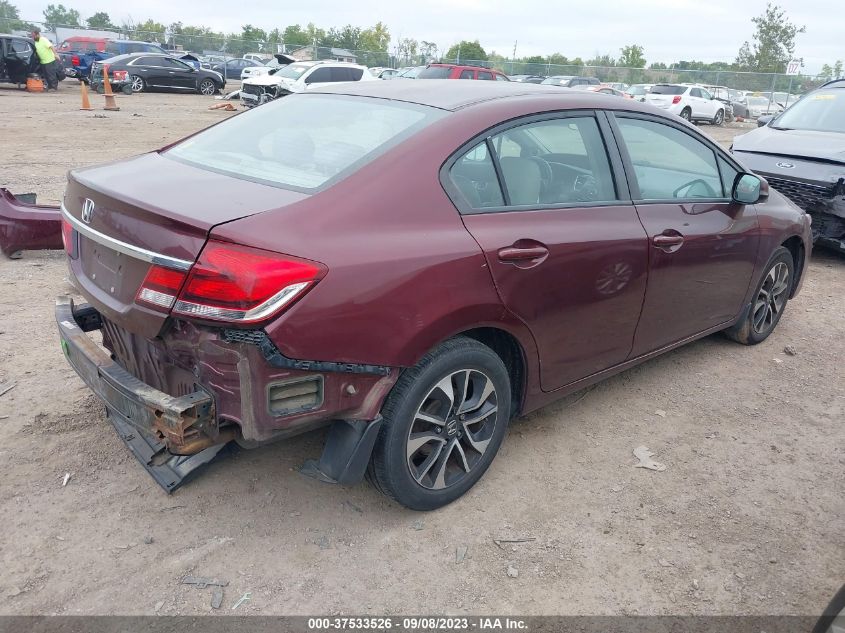 2013 HONDA CIVIC SDN EX-L - 19XFB2F9XDE000428