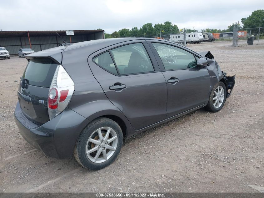 2013 TOYOTA PRIUS C ONE/TWO/THREE/FOUR - JTDKDTB36D1047328