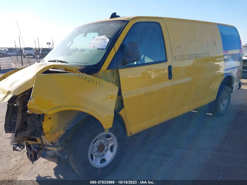 2021 CHEVROLET EXPRESS CARGO RWD 2500 REGULAR WHEELBASE WT 1GCWGAFP6M1172789