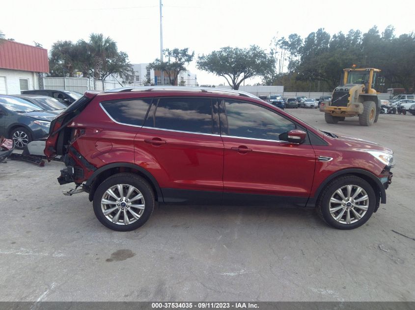 2017 FORD ESCAPE TITANIUM - 1FMCU0JD5HUC44035