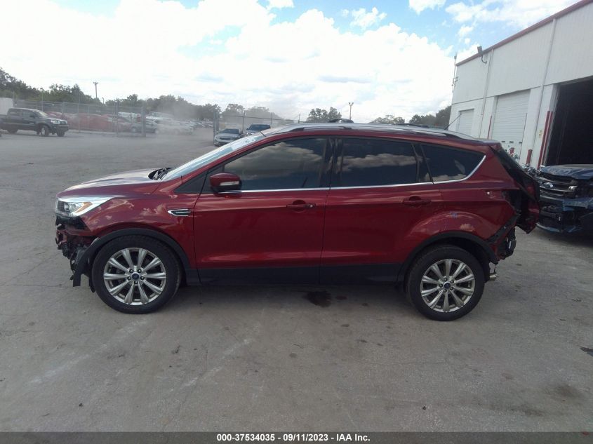 2017 FORD ESCAPE TITANIUM - 1FMCU0JD5HUC44035