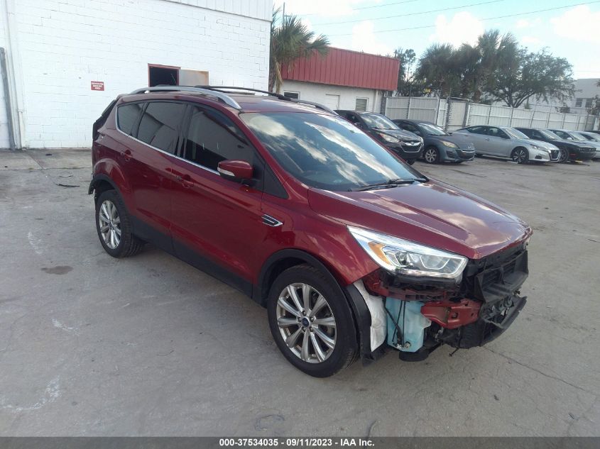 2017 FORD ESCAPE TITANIUM - 1FMCU0JD5HUC44035