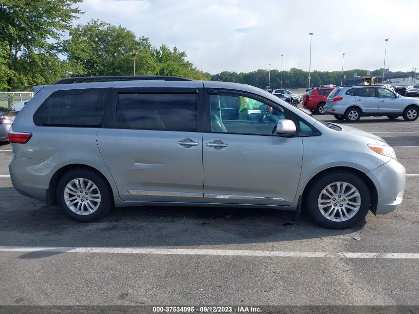 2016 TOYOTA SIENNA XLE/XLE AAS/LTD - 5TDYK3DC8GS738512