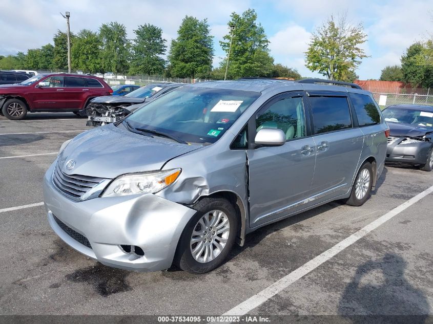 2016 TOYOTA SIENNA XLE/XLE AAS/LTD - 5TDYK3DC8GS738512