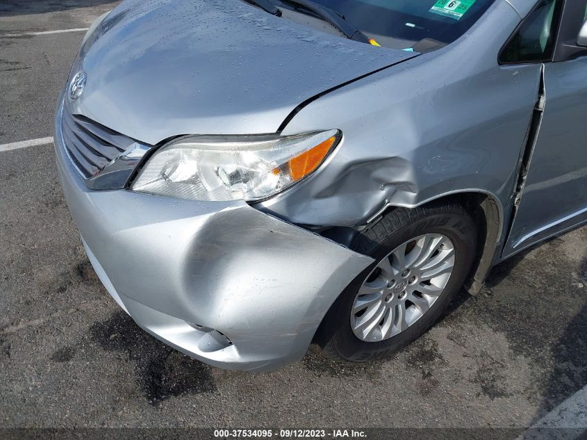 2016 TOYOTA SIENNA XLE/XLE AAS/LTD - 5TDYK3DC8GS738512