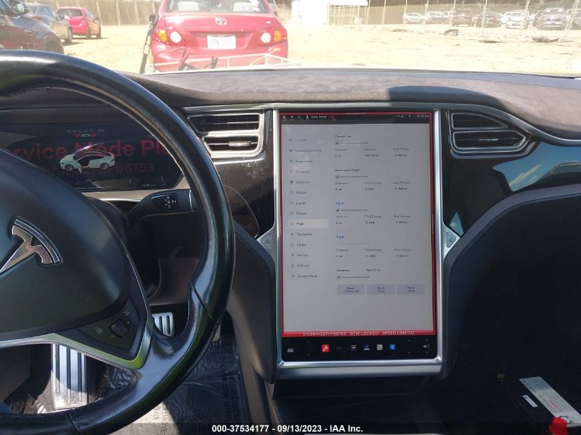2015 TESLA MODEL S 85D/P85D/70D/90D/P90D - 5YJSA1H22FFP68753