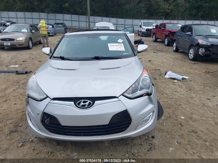 2013 HYUNDAI VELOSTER W/BLACK INT - KMHTC6AD9DU135710