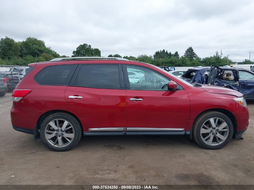 2014 NISSAN PATHFINDER PLATINUM - 5N1AR2MN2EC627702