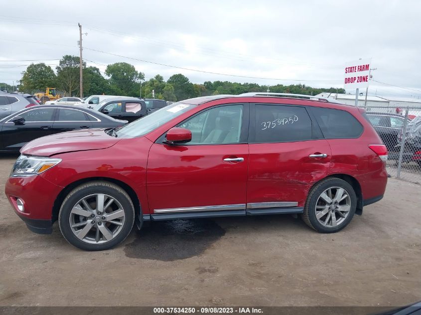 2014 NISSAN PATHFINDER PLATINUM - 5N1AR2MN2EC627702