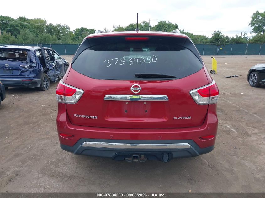 2014 NISSAN PATHFINDER PLATINUM - 5N1AR2MN2EC627702