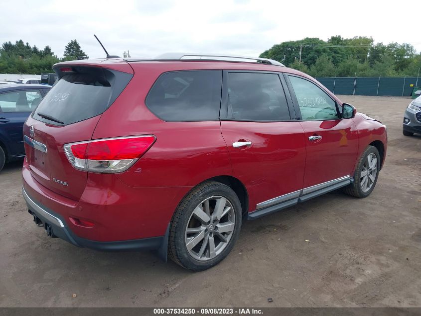 2014 NISSAN PATHFINDER PLATINUM - 5N1AR2MN2EC627702