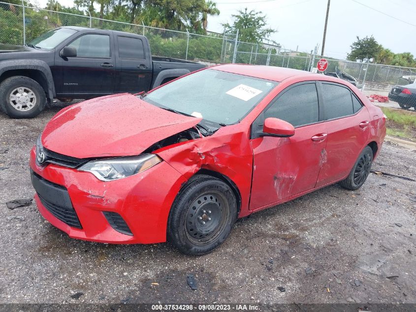 2015 TOYOTA COROLLA L/LE/LE PLS/PRM/S/S PLS - 2T1BURHE6FC454432